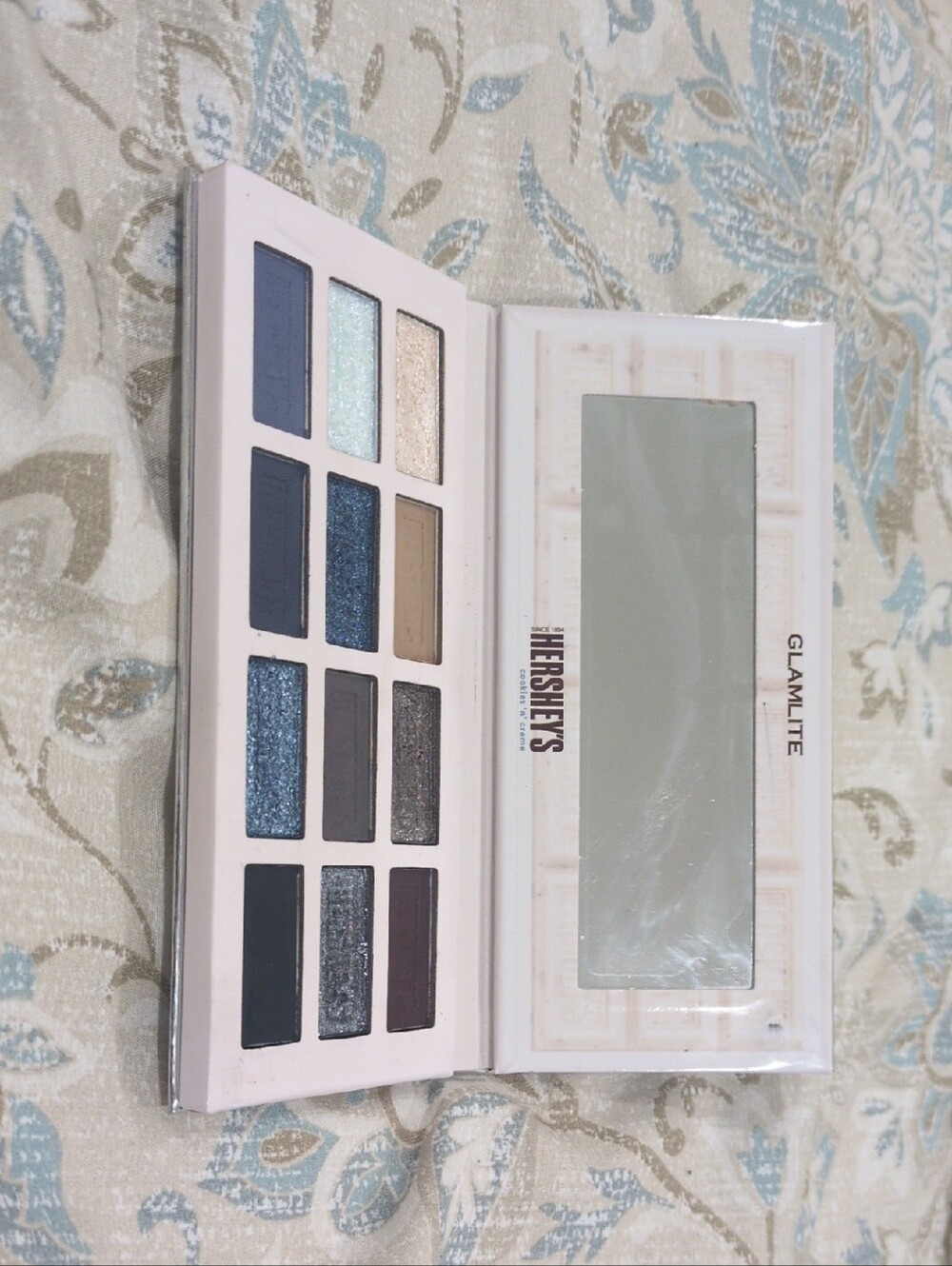 Glamlite x Hershey's Blue & Neutral Eyeshadow Palette